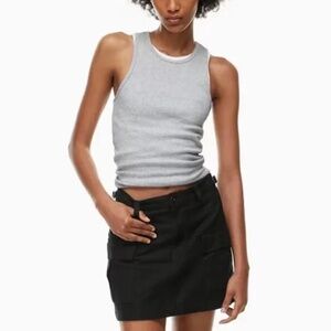 TNA Supply Cargo Micro Skirt — Black, 00